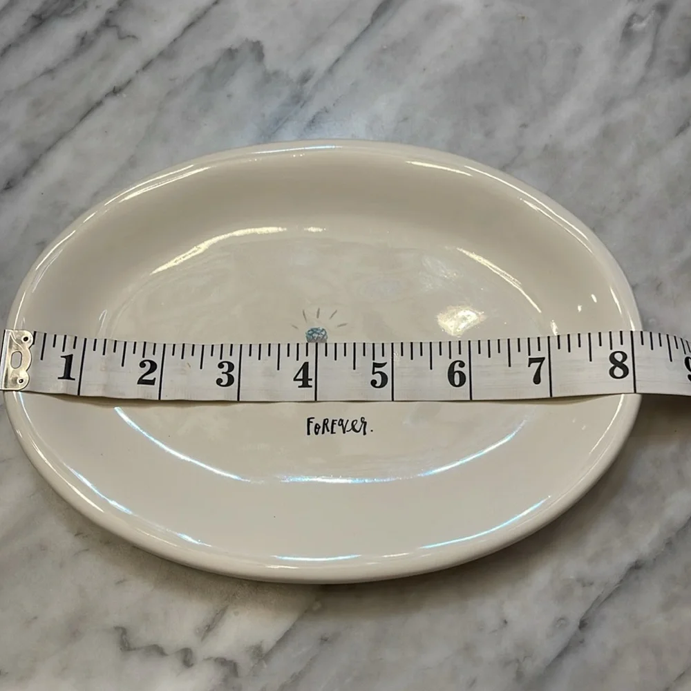 Rae Dunn Forever Wedding Rings Plate